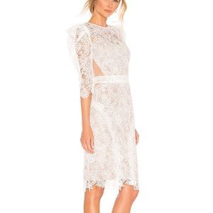 Excellent condition Madeleine Dress in White
Bronx and Banco